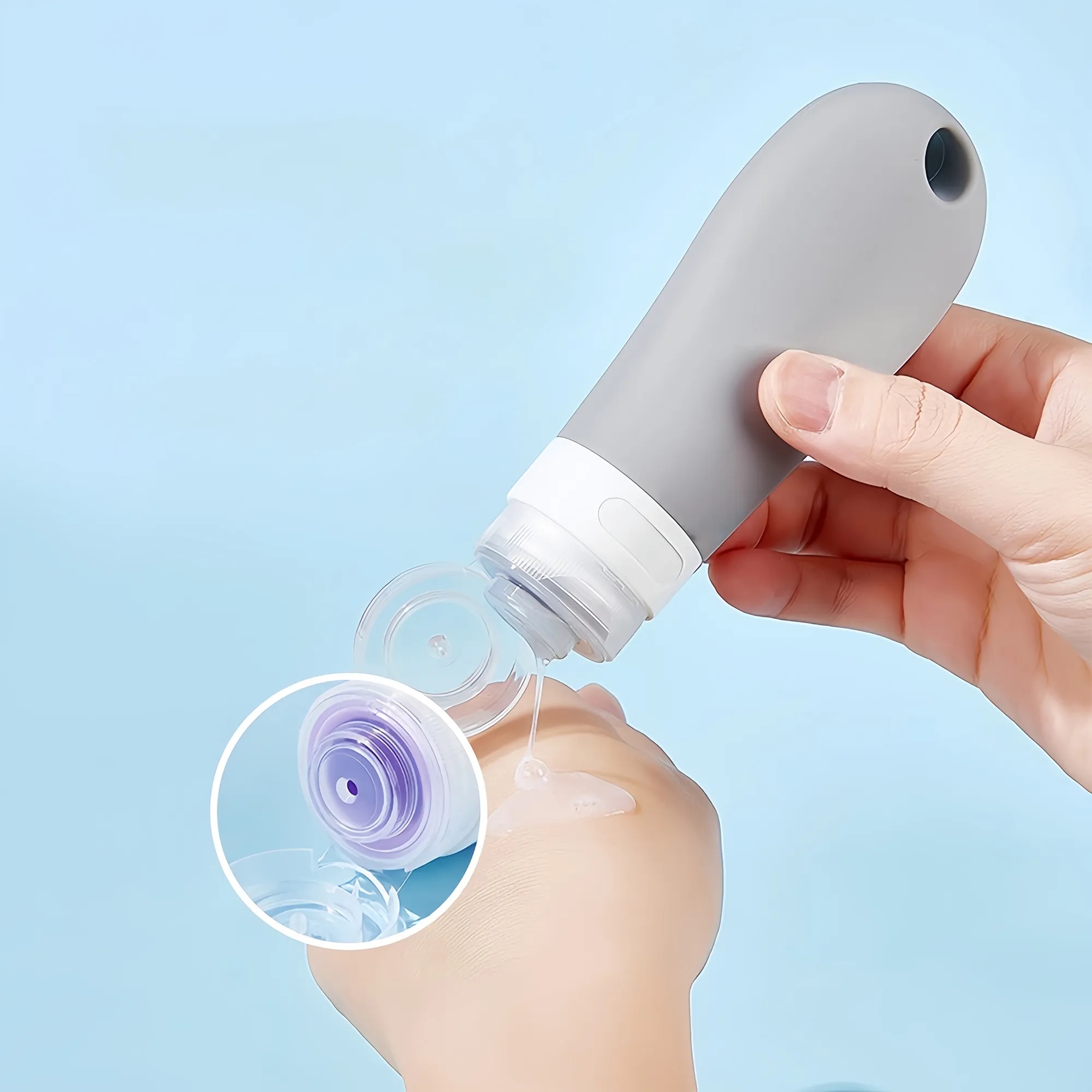 Silicone Squeeze Dispensing Bottle Set Free Shipping 4