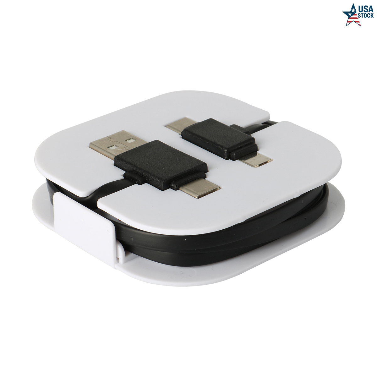 4-In-1 Multi-Connector Charging Cable: Micro/Type C To Type C/Lightning 2