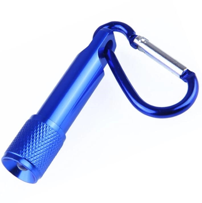 Mini flashlight carabiner keychain 2