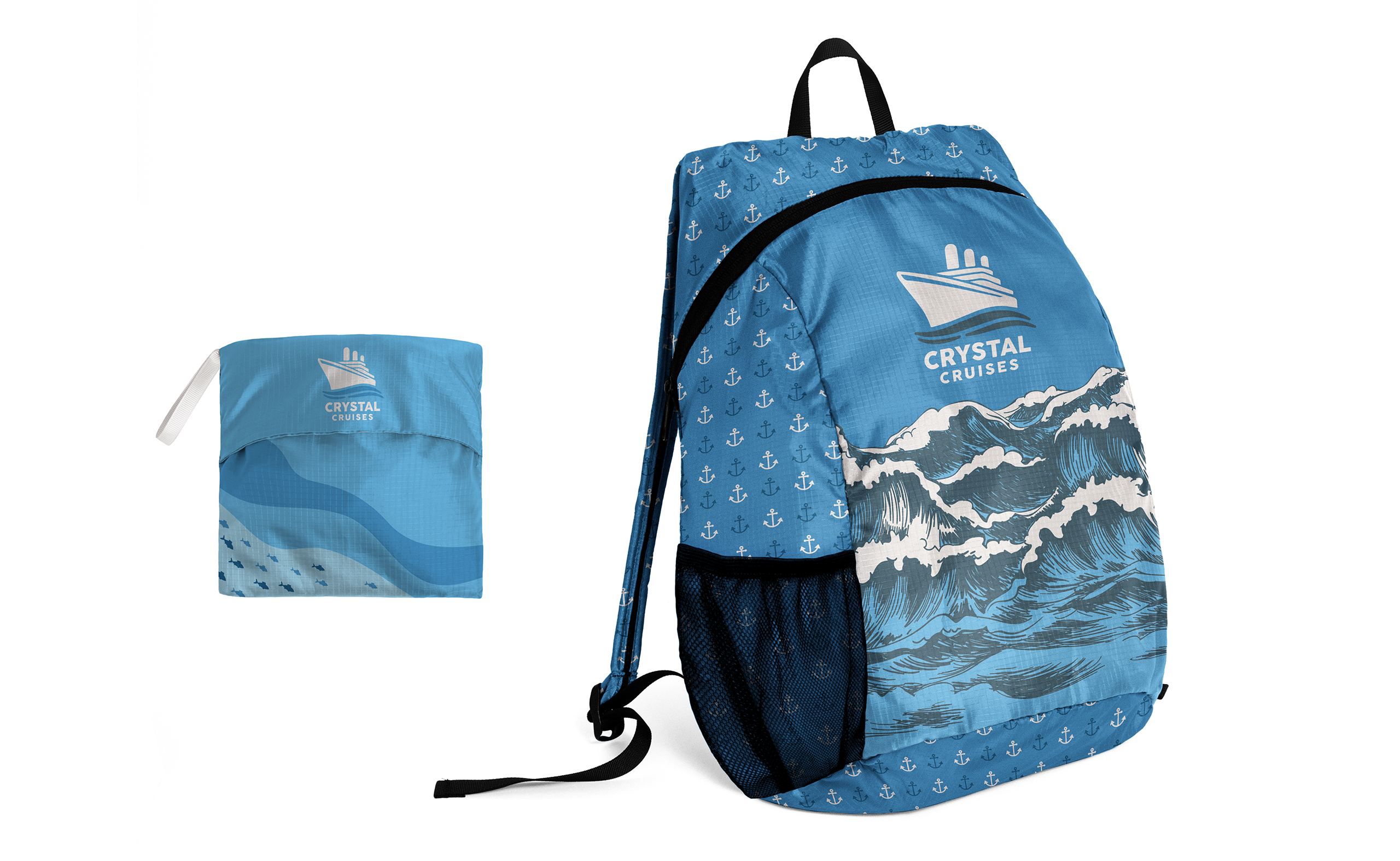 Full-Color Collapsible Backpack