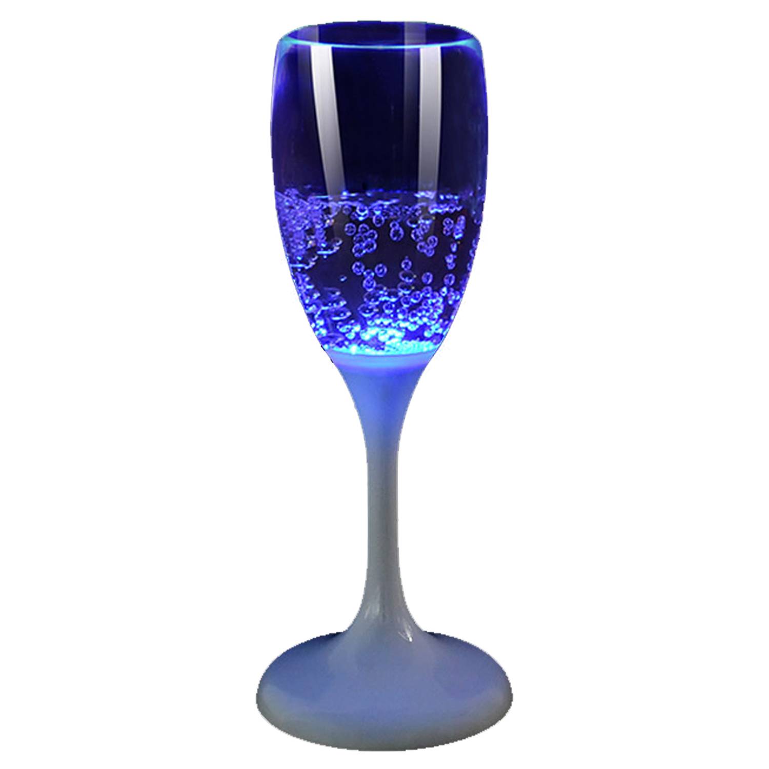 4oz LED Luminous Champagne Wine Cup Food Grade Plastic 9