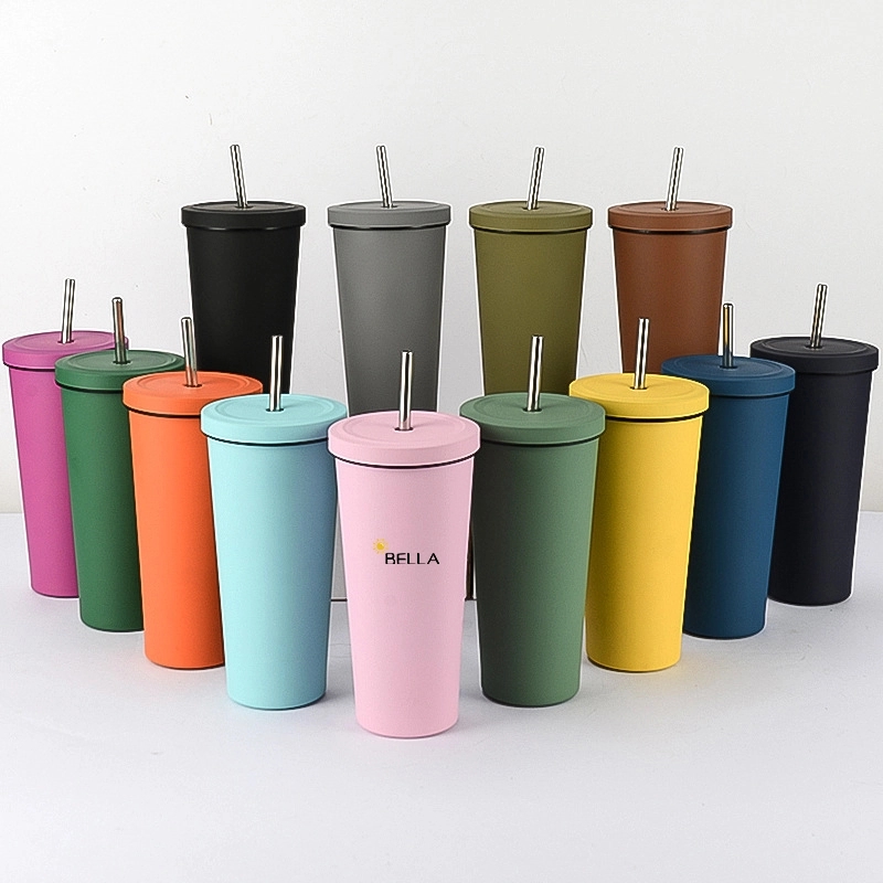 25 Oz Stainless Steel Straw Cup Double Vacuum Coffee 2
