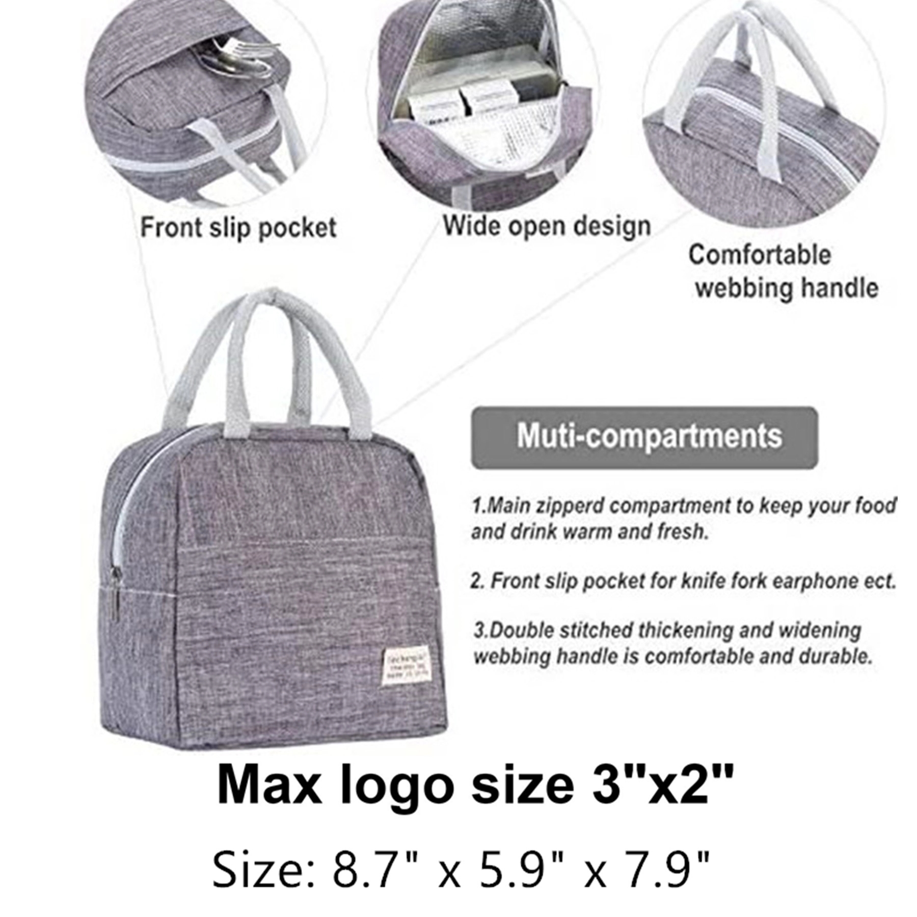 Insulated Lunch Bento Bag 3