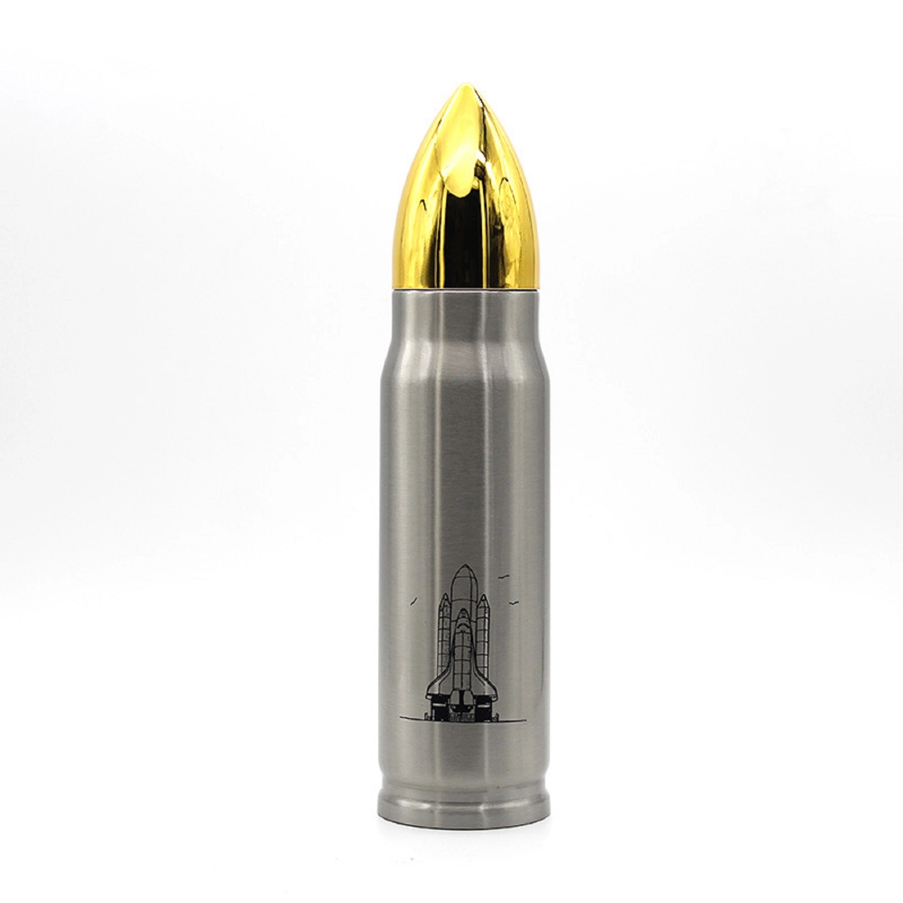 17 oz Double Wall Stainless Steel Vacuum Bullet Water Flask 11