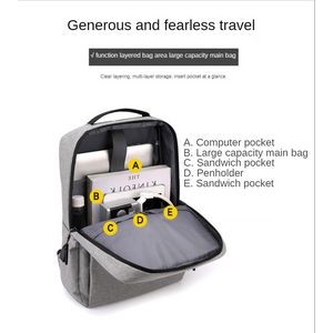 Travel Laptop Backpack W/ Usb Charging Port 1