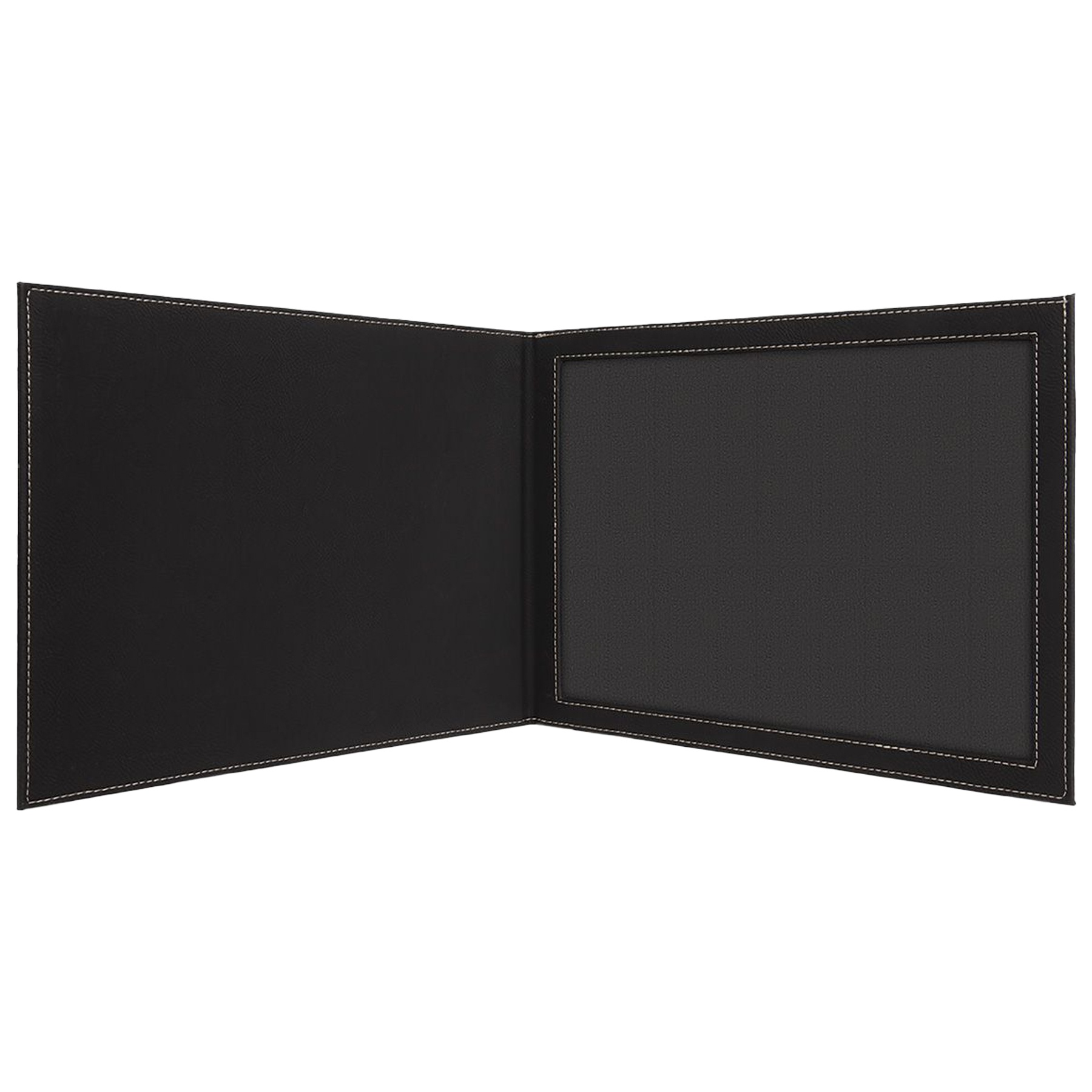 Black/Gold Leatherette Certificate Holder 2