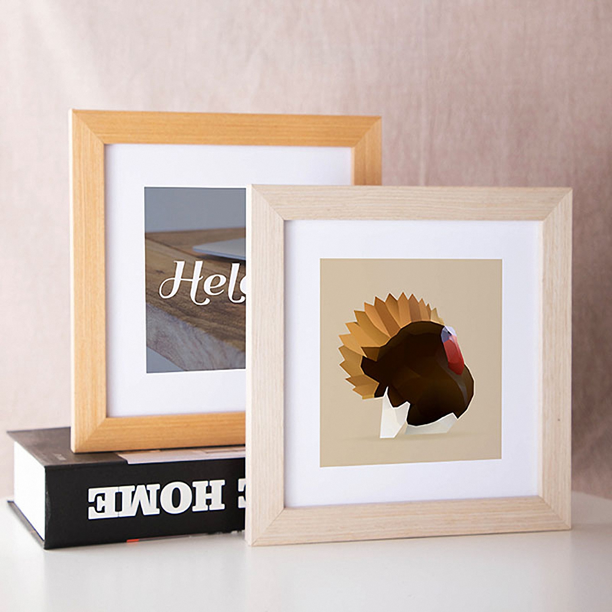 Rustic Wooden Square Picture Frame 3