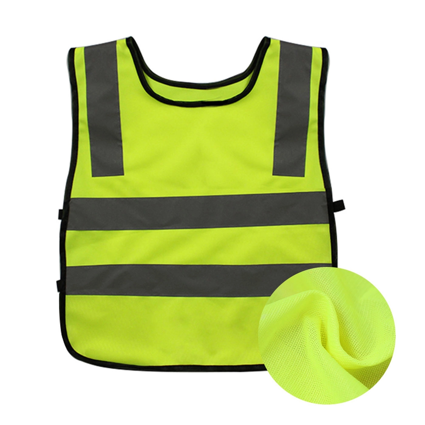 Small MOQ 100pcs Kids Reflective Safety Vest 4
