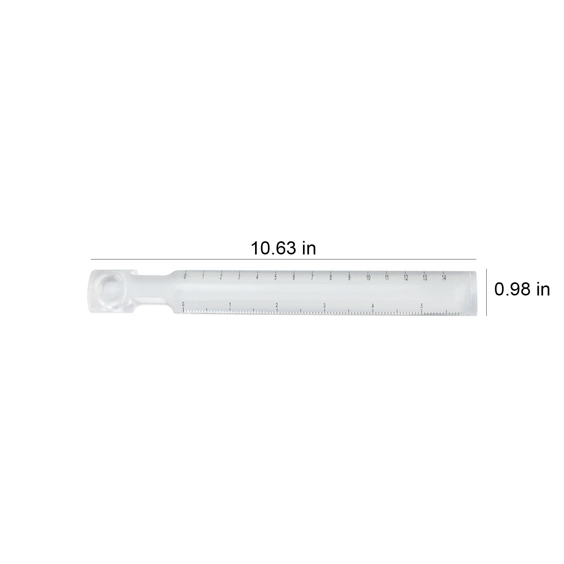 2x Rule style magnifier 6