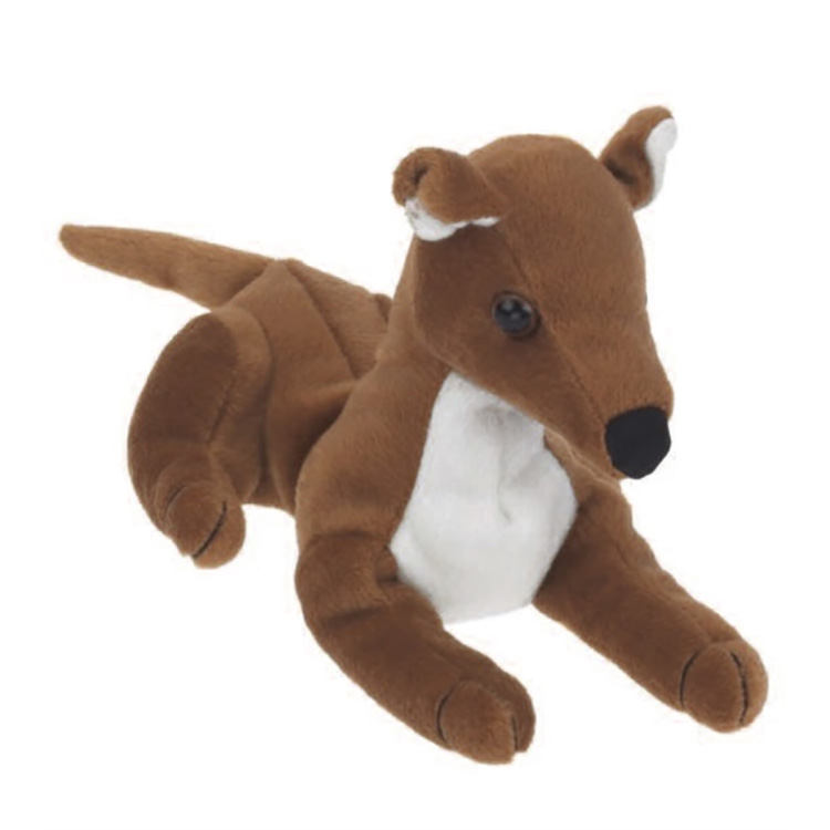 8" Beanie Dog- Fawn Greyhound 3