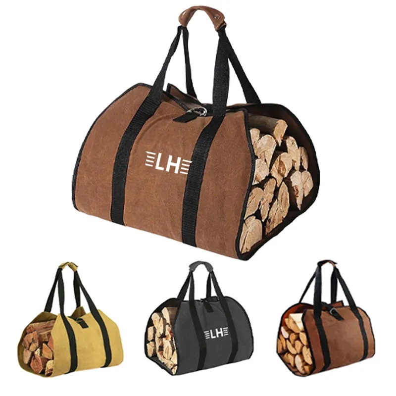 Outdoor Firewood Tote Bag, custom tote bag with logo imprint 2