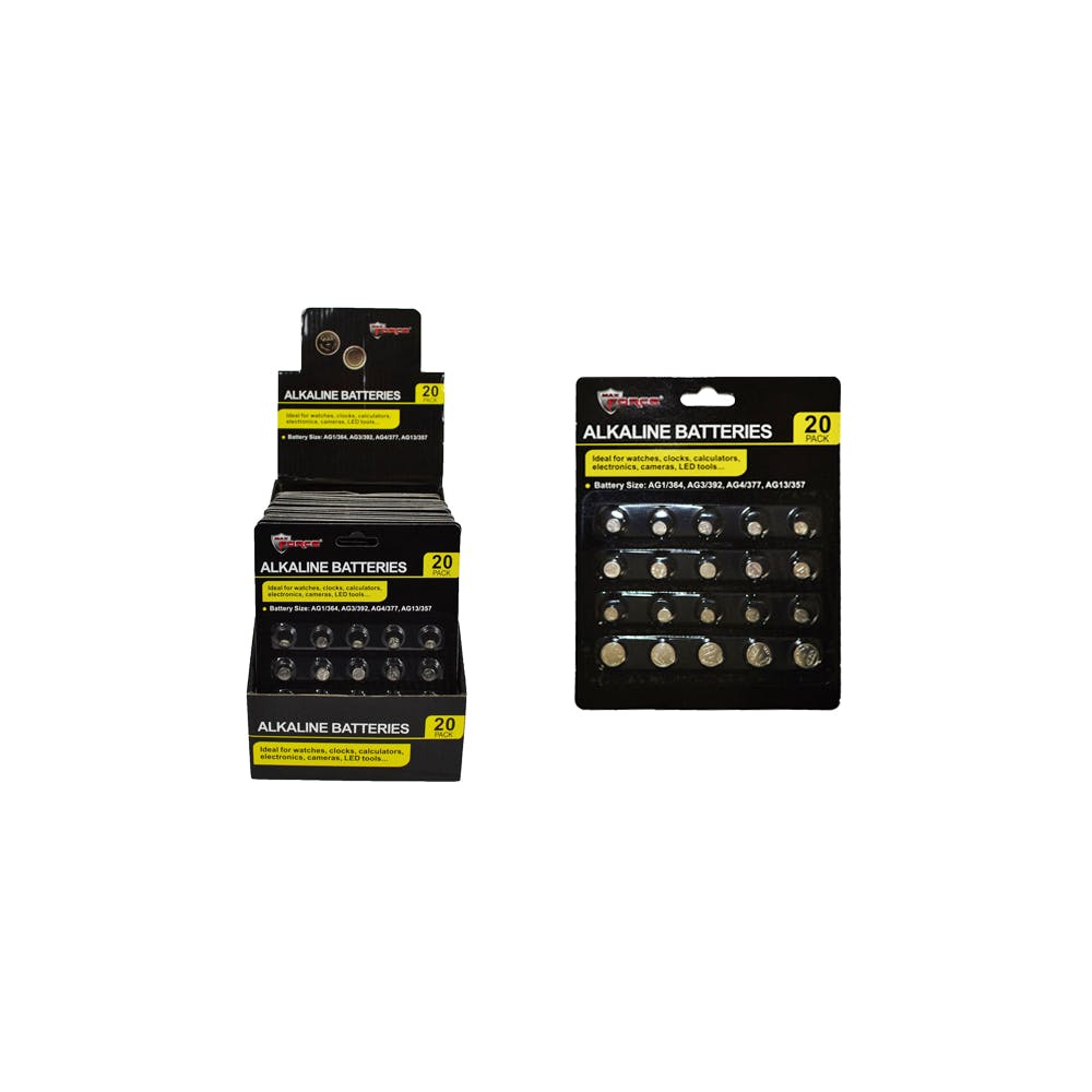 Alkaline Button Cell Batteries 20-Pack 2
