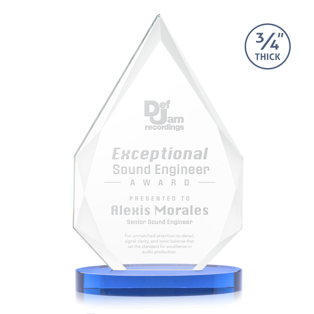 Hawthorne Award on Alberton Base - Sky Blue 3