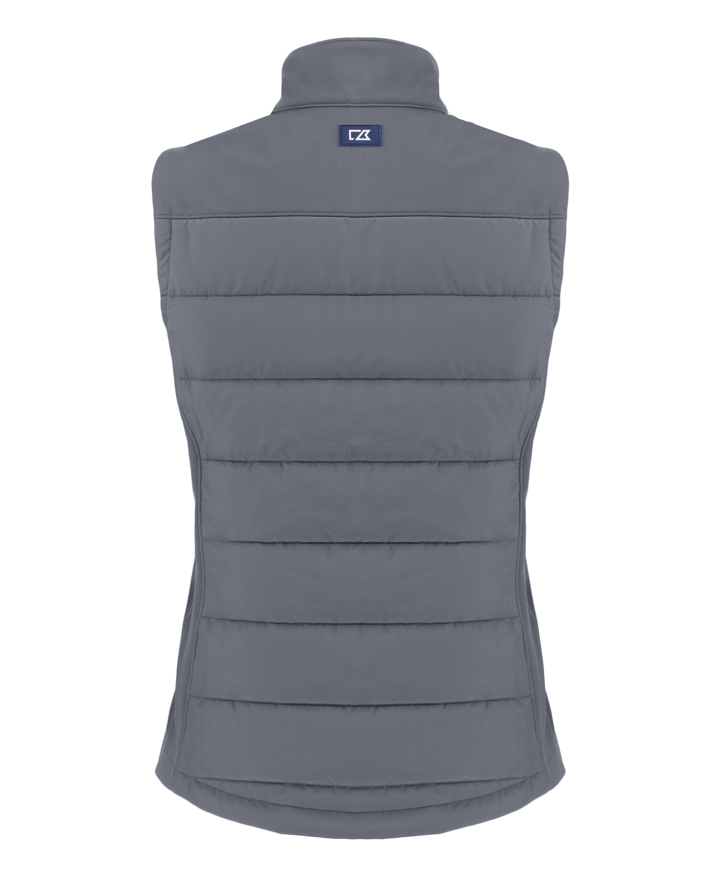 Cutter & Buck Evoke Recycled Honeycomb Fleece Womens Hybrid Full Zip Vest 65