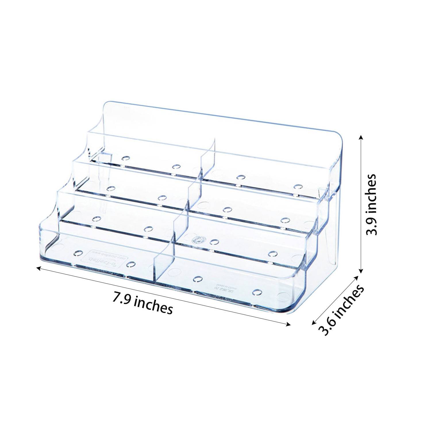 Acrylic Four-layer Eight-Grid Business Card Holder For Desk 3