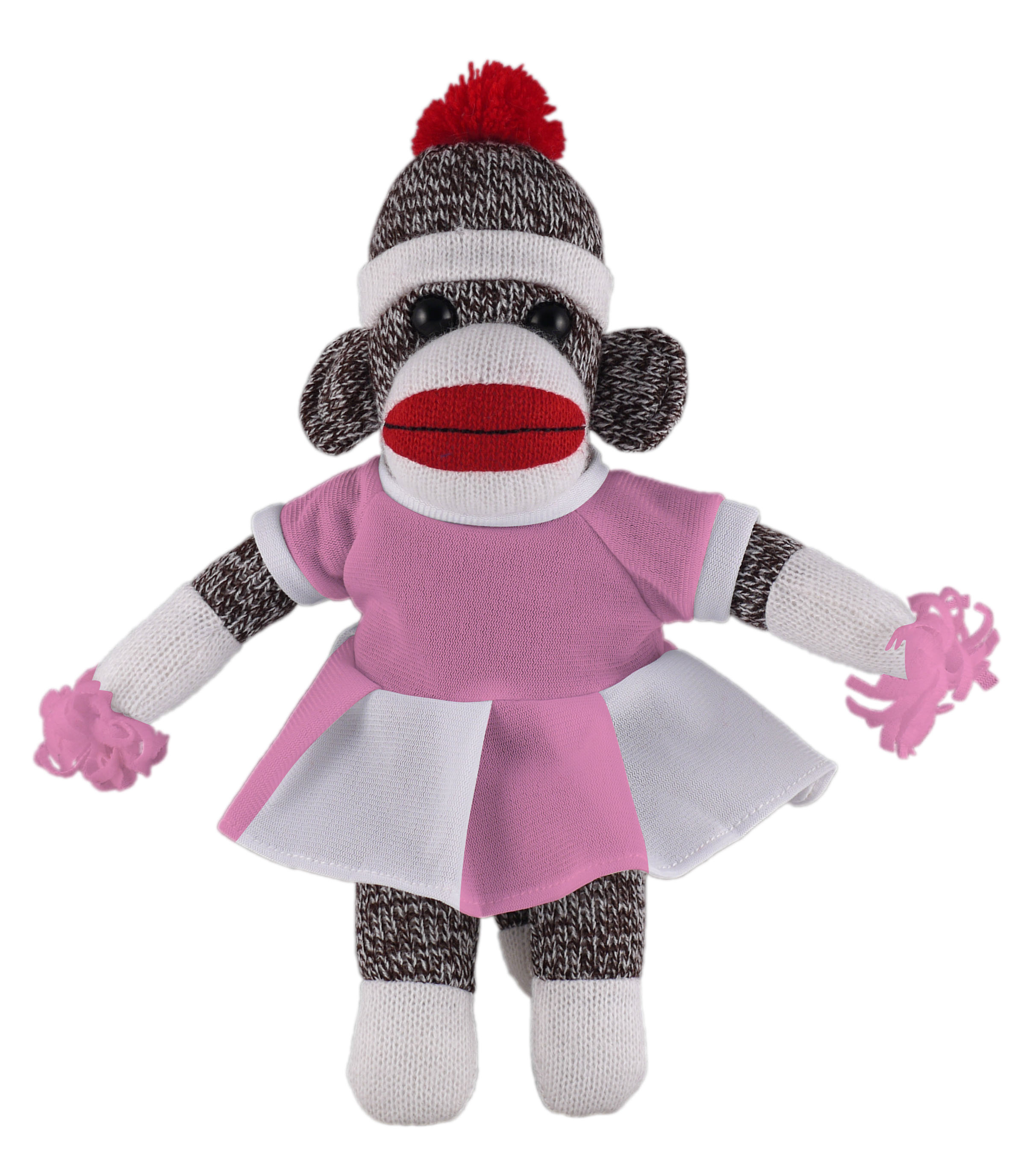 Orginal Sock Monkey (Plush) with Cheerleader Outfit