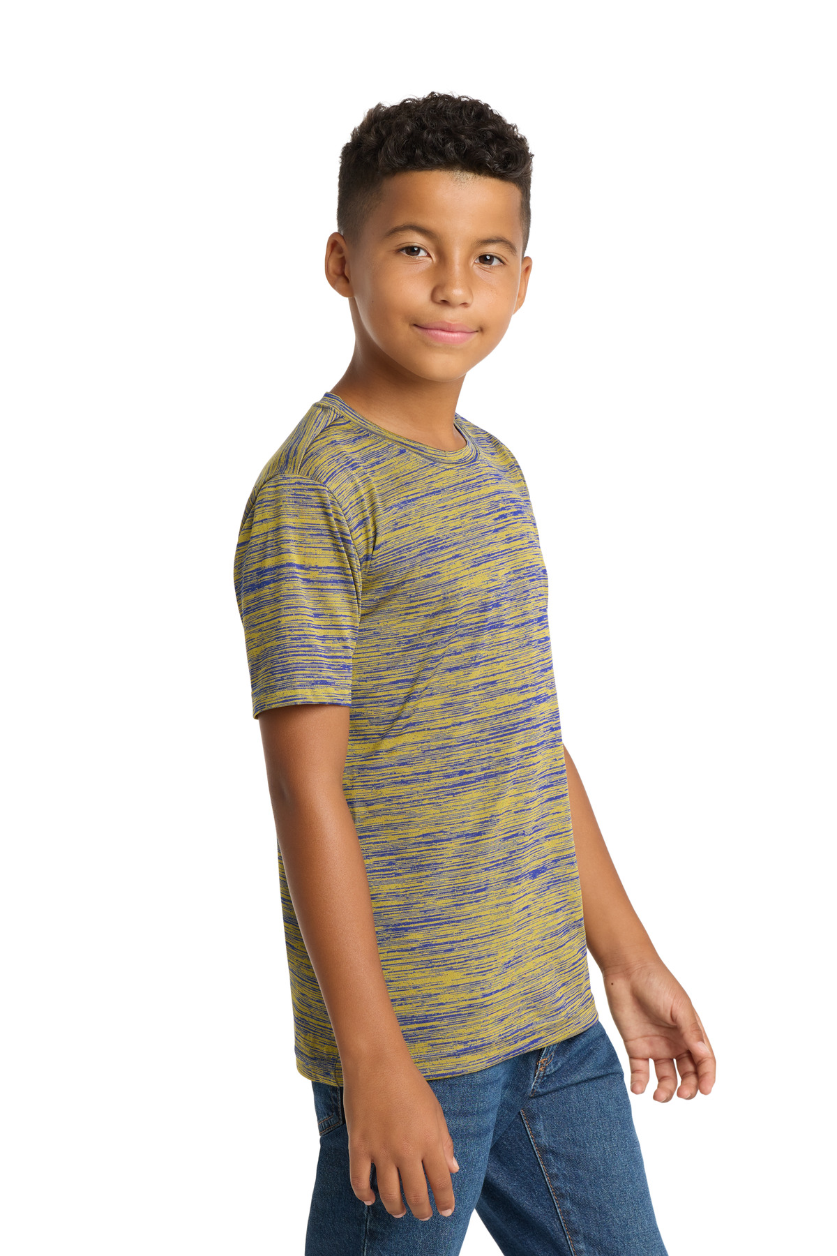 Sport-Tek Youth PosiCharge Electric Heather Tee. YST390 52