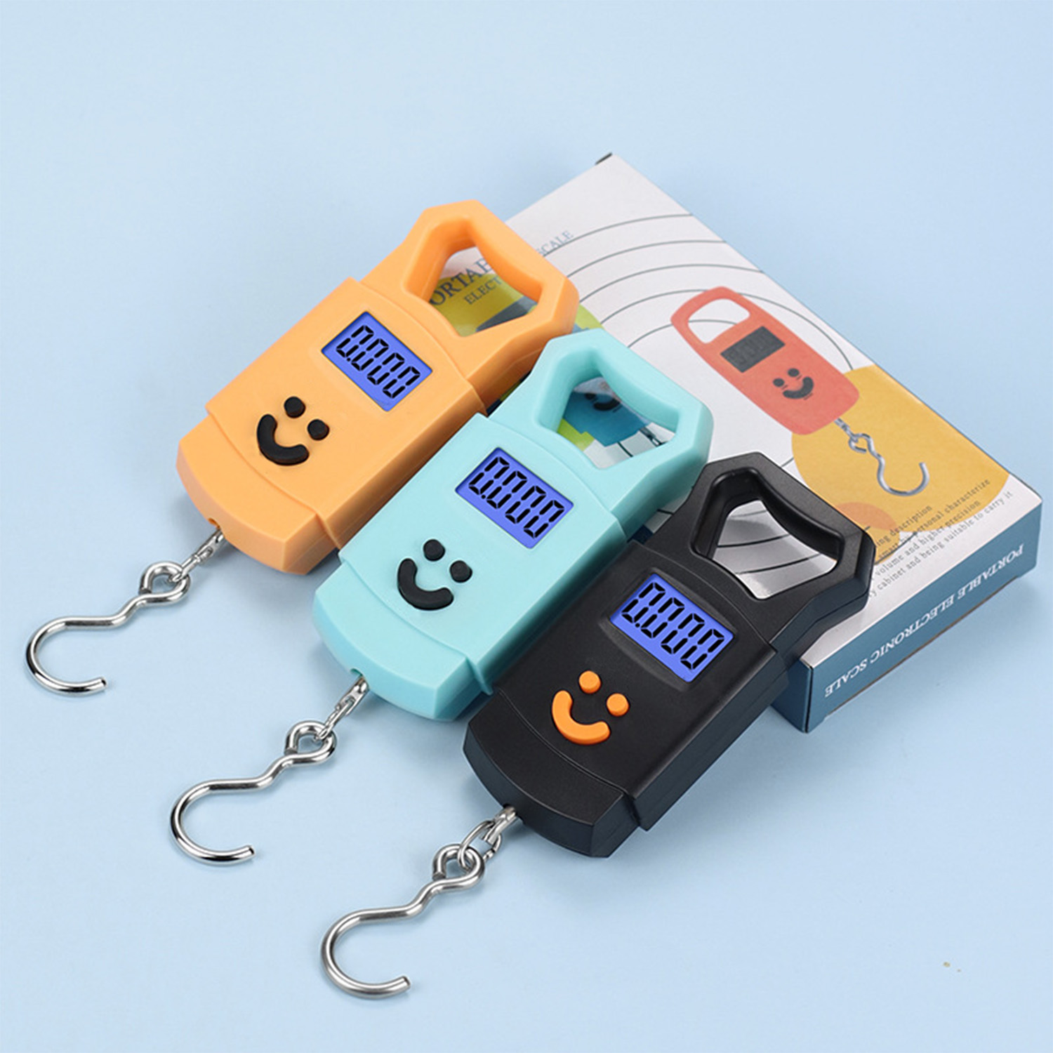 Travel Portable Handheld Hanging Scale With Hook 5