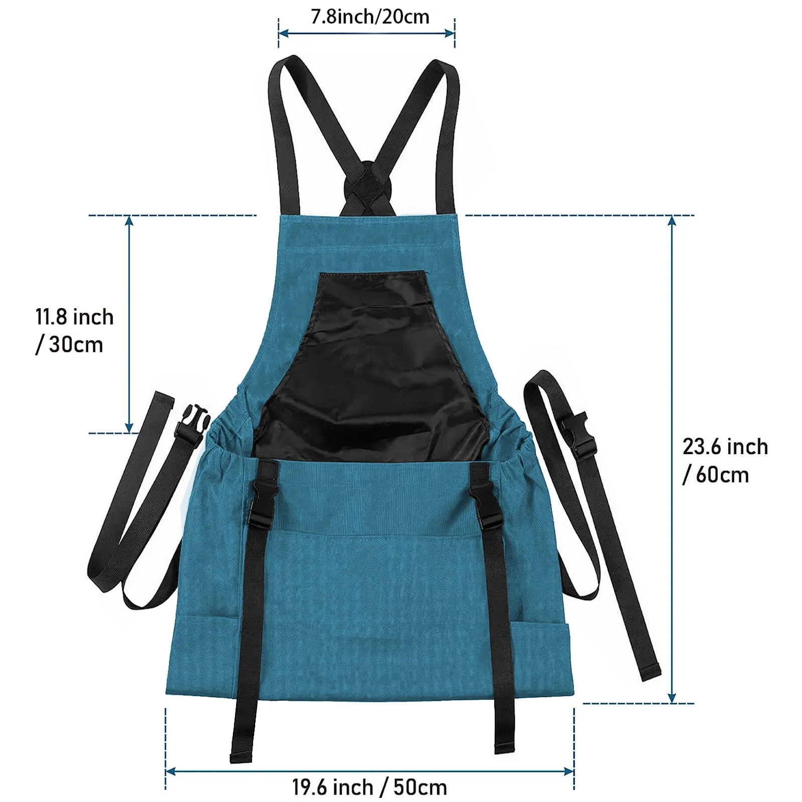 Canvas Gardening Apron with Harvest Pocket 6