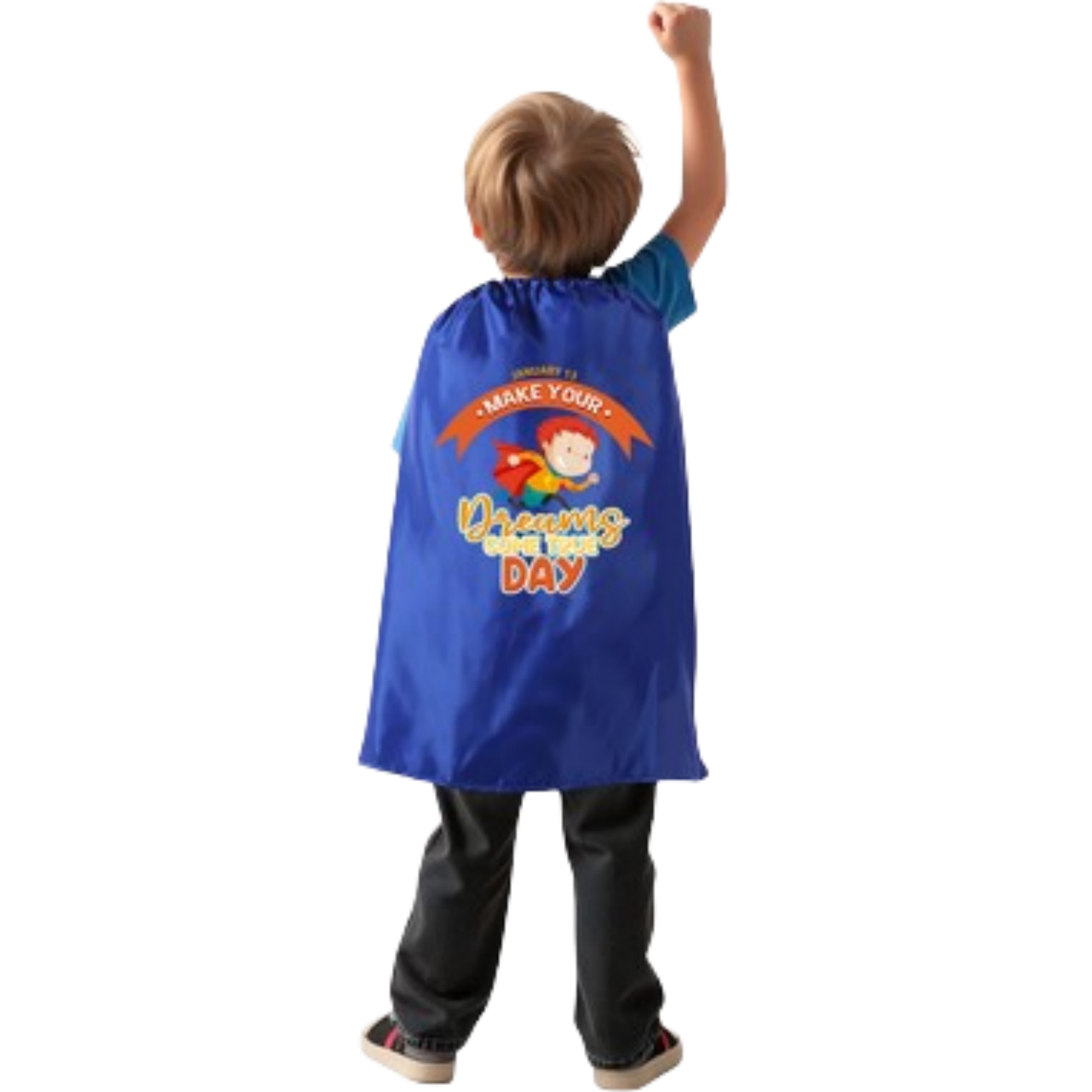 Full Color Child Cape, custom youth shirt with logo imprint 2