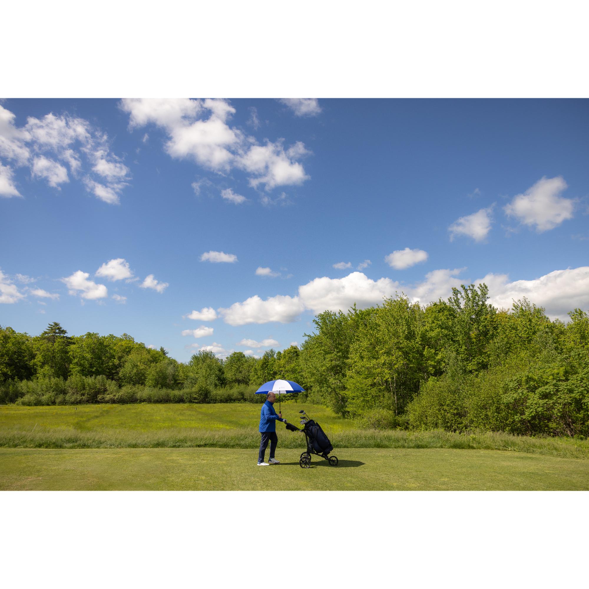 Elements 60" Recycled rPET Auto Open Golf Umbrella 23