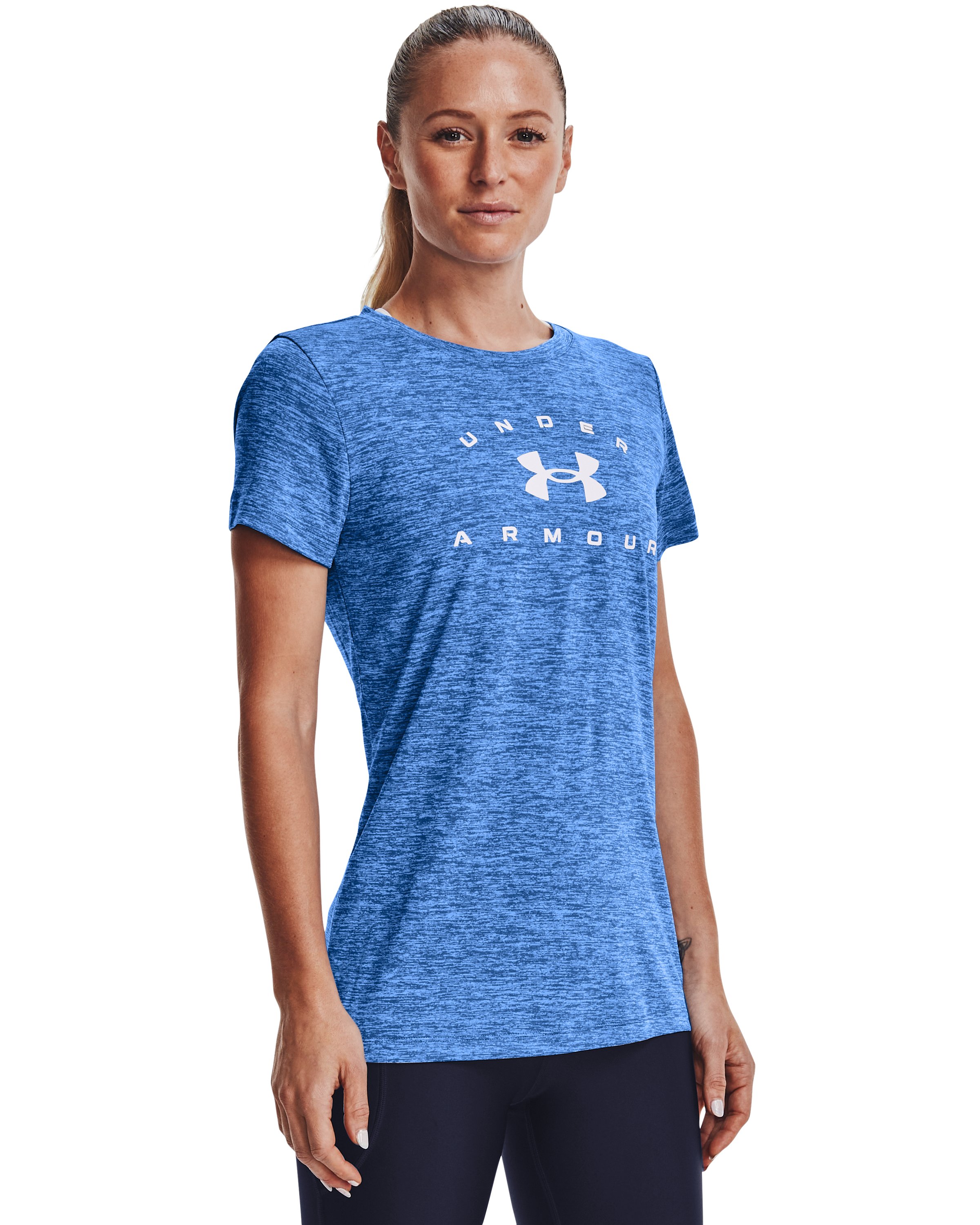 Women's UA Tech Twist Arch Short Sleeve  7