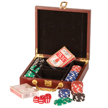 Rosewood Piano Finished Poker Set 2