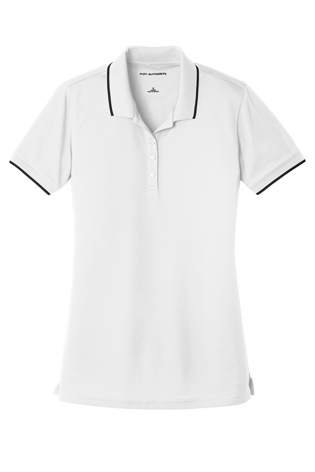 Port Authority Women's Dry Zone UV Micro-Mesh Tipped Polo. LK111 3
