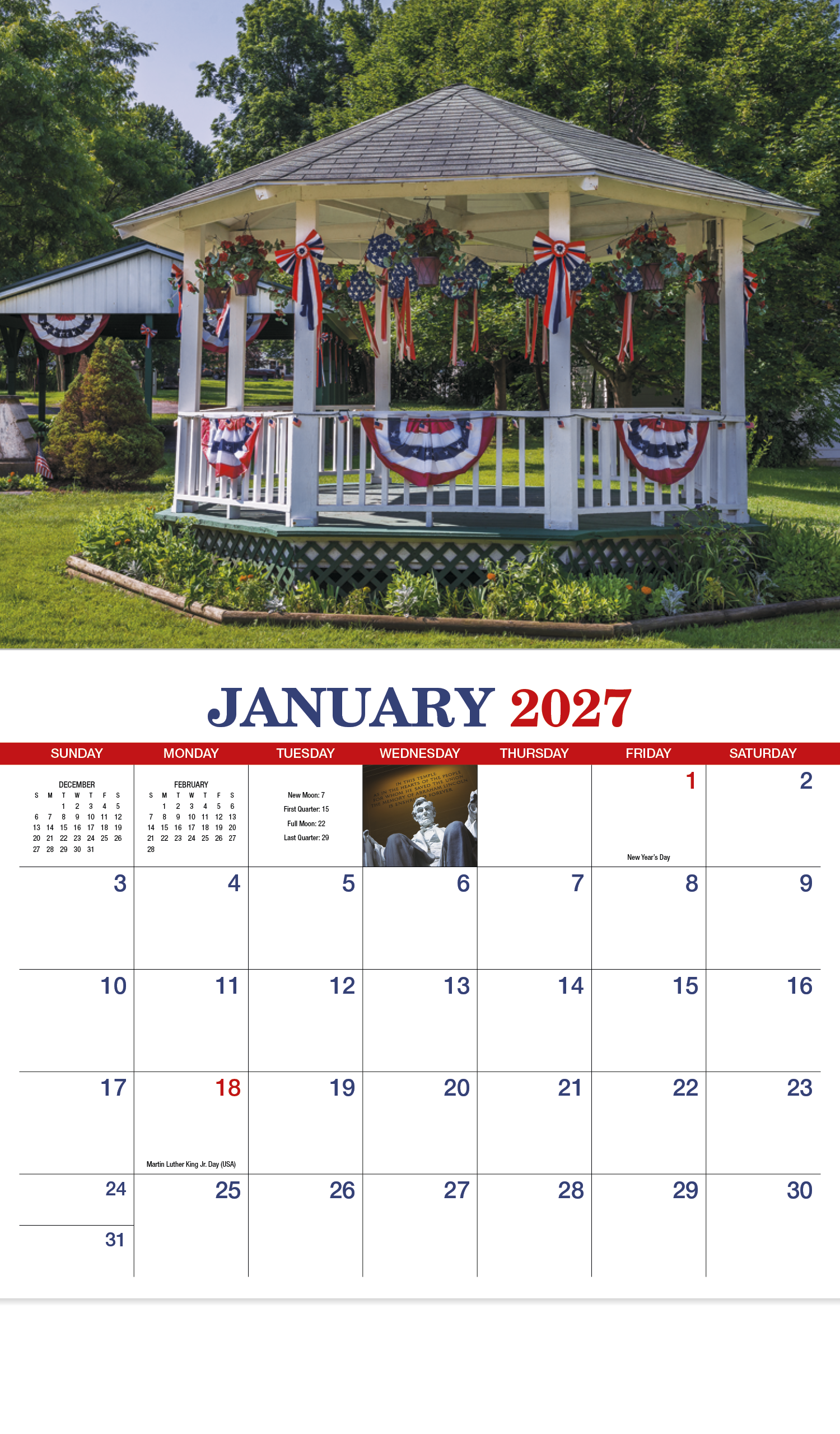 HotLine® Products America Appointment Calendar - Stapled 55