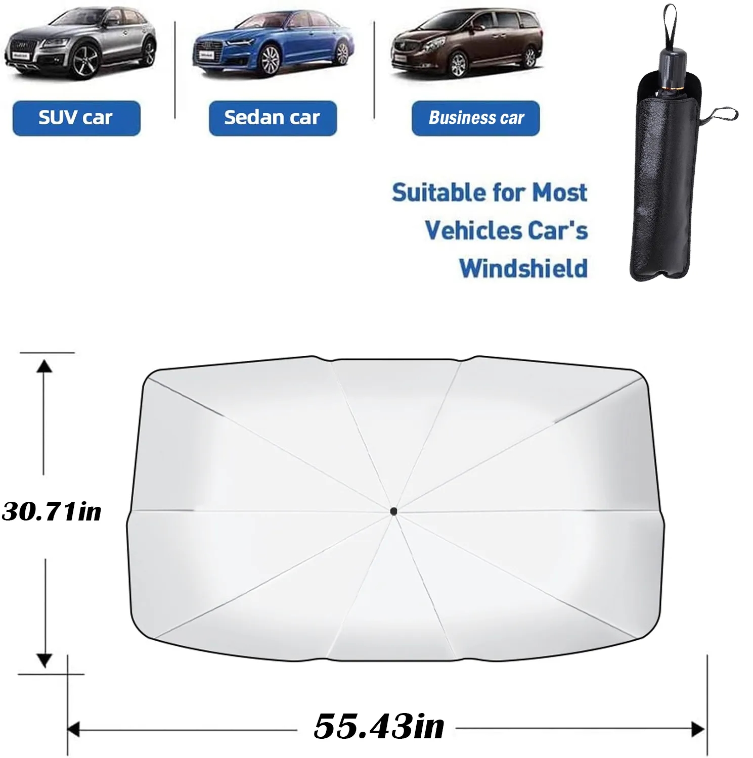 Foldable Car Windshield Sunshade 4