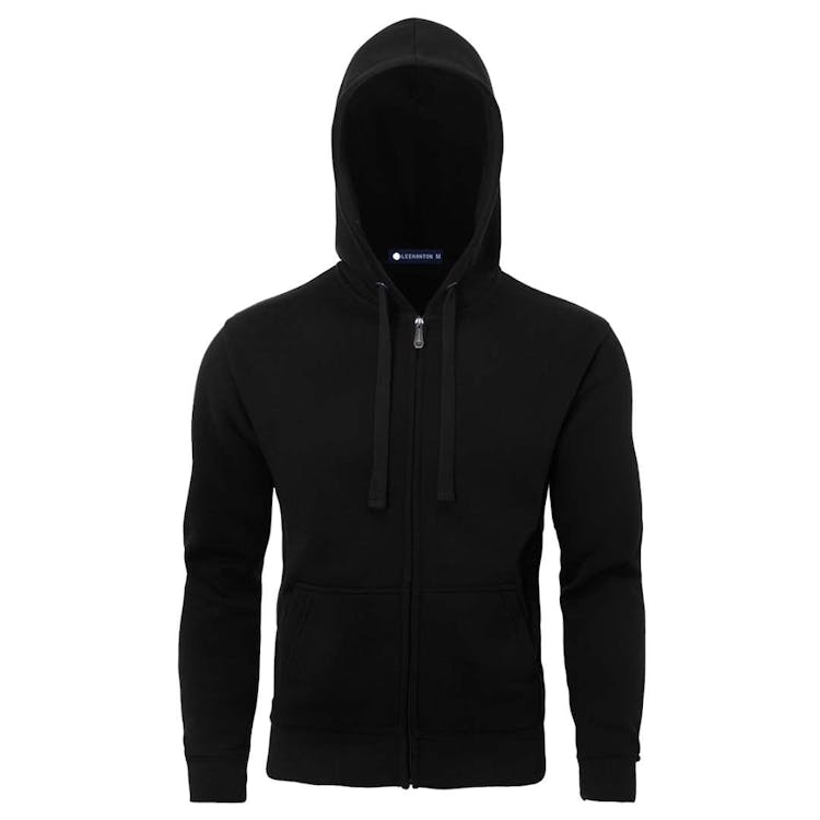 Fleece Full-Zip Hoodies - Size Small Black