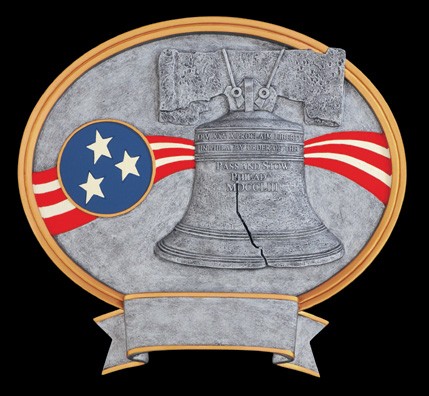 8" Liberty Bell Legend Plate 2