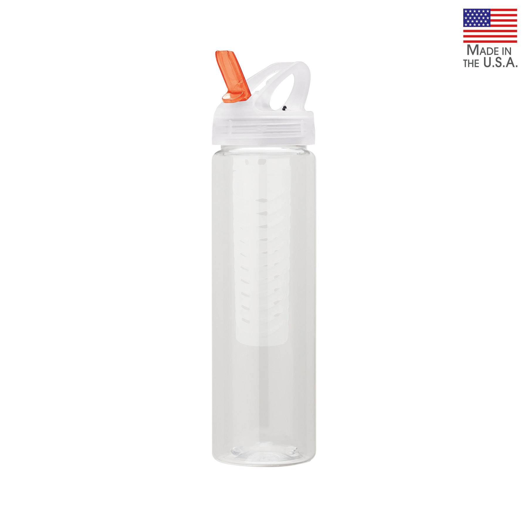 Laguna 32 oz. PET Bottle with Flip Spout & Infuser 1