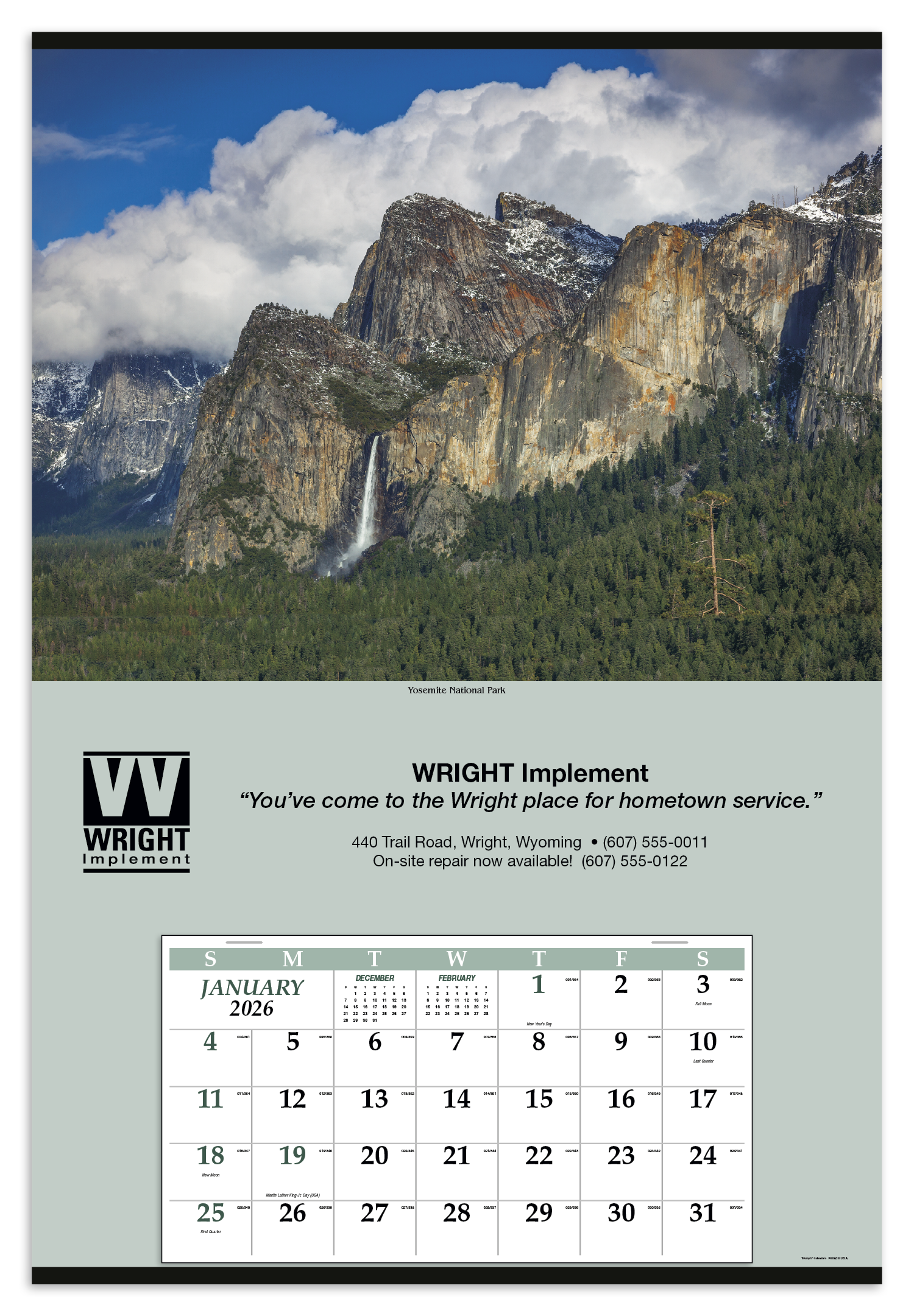 Triumph® Calendars Jumbo Hanger (12-Month) Calendar