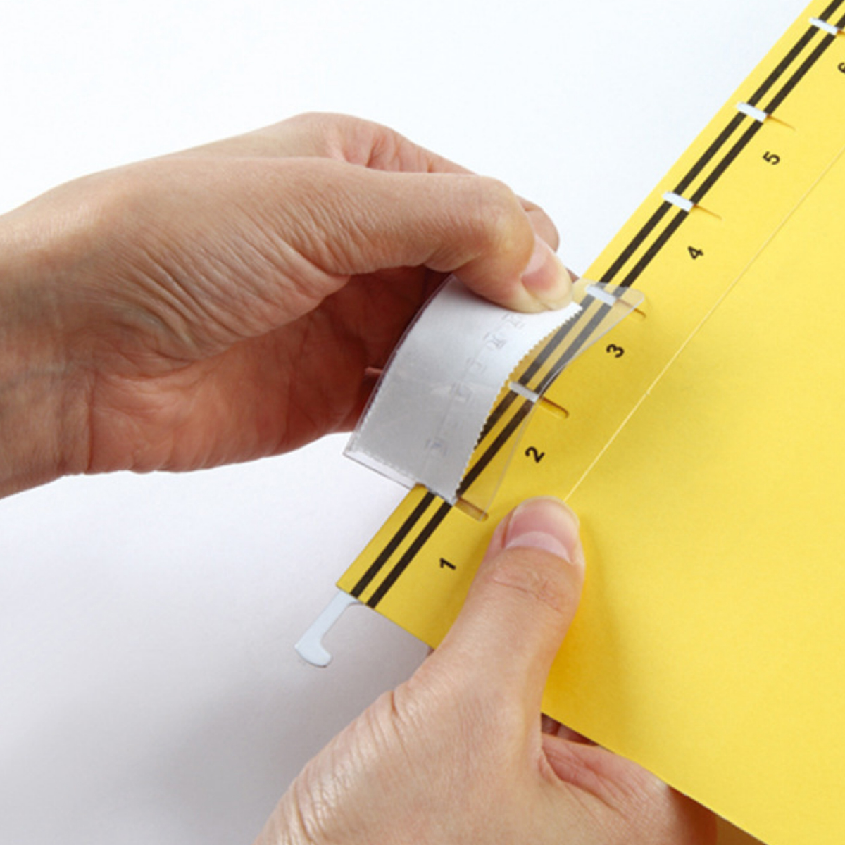 Color Hanging File Folder with Label Tabs for Office Use 3