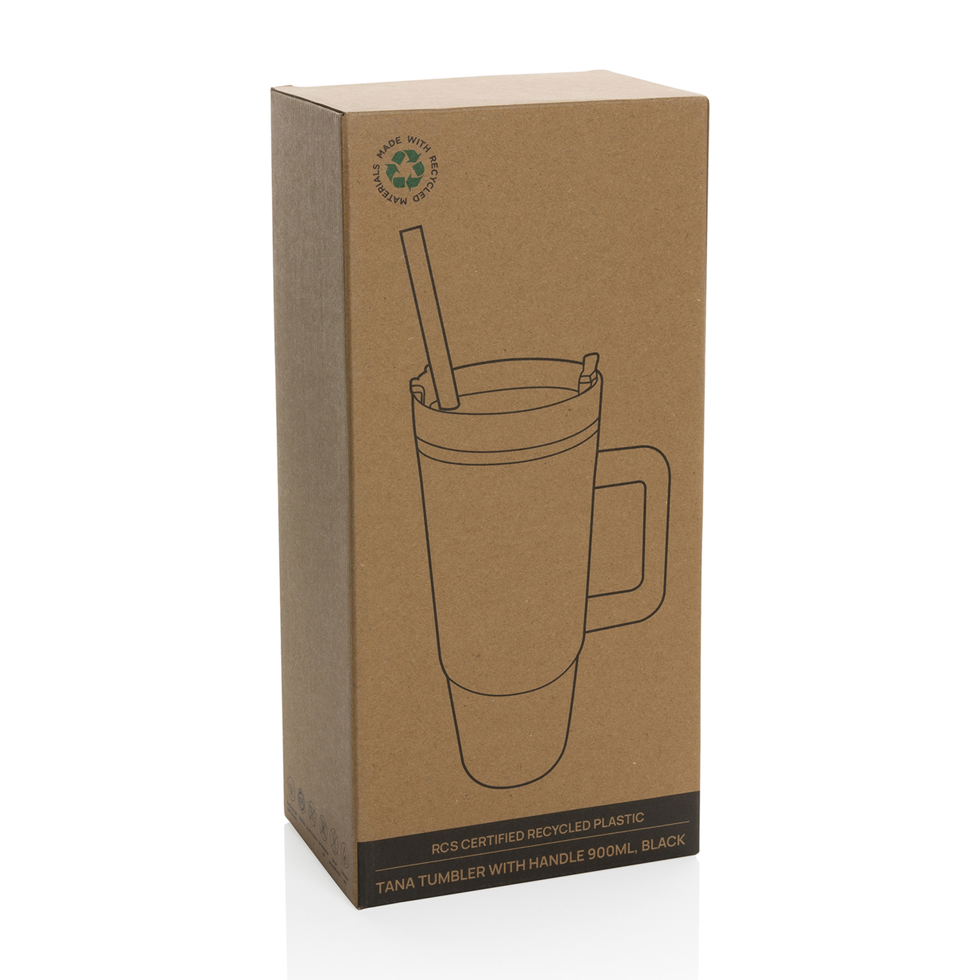 Tana Plastic Tumbler with Handle 900ML 32