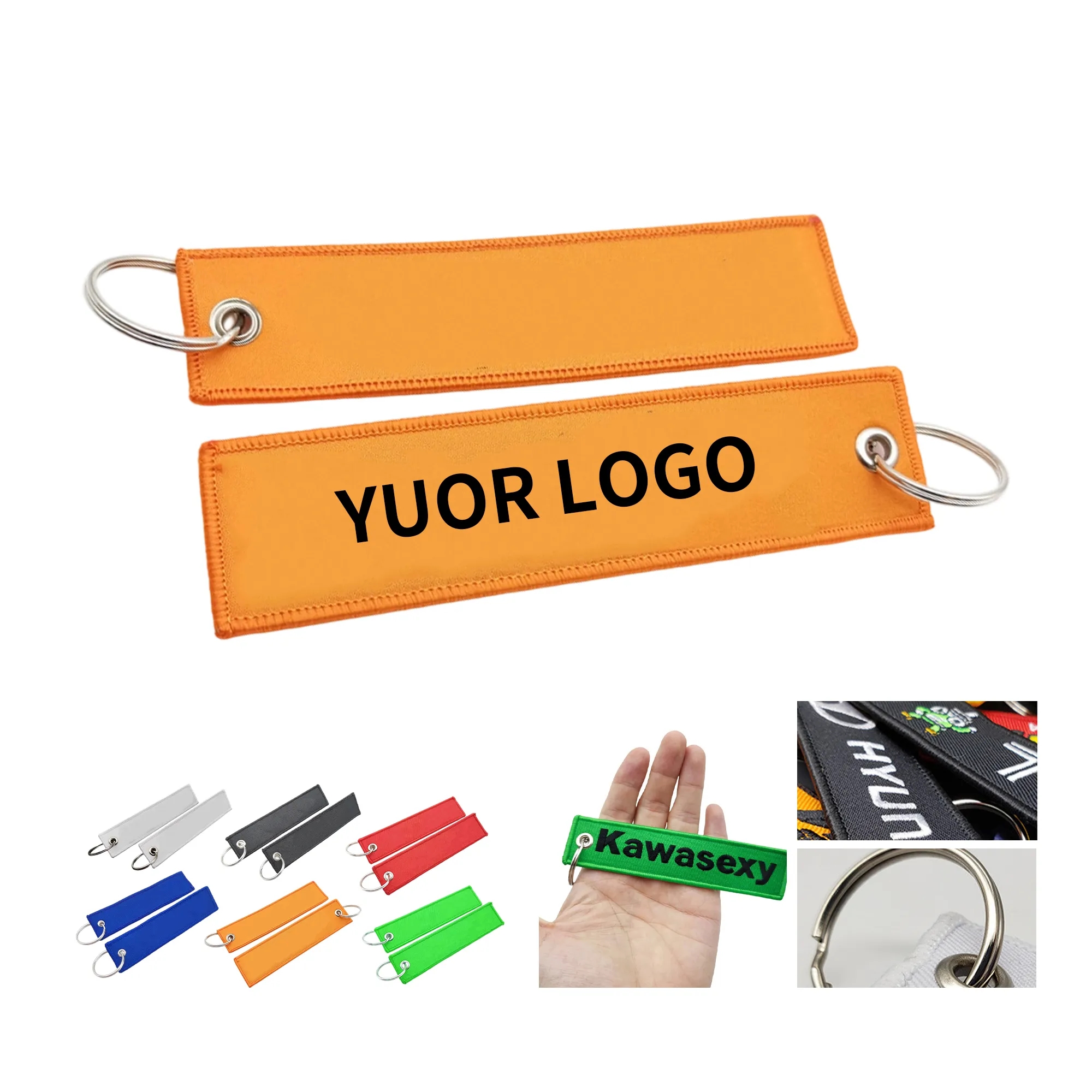 Stylish Woven Keychain Tag 10