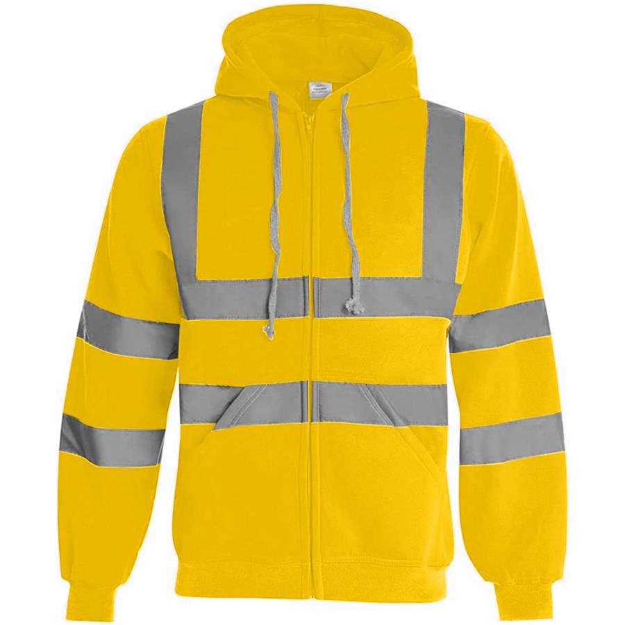 VISIPRO Reflective Safety Full-Zip Hoodie with Bands & Brace 8