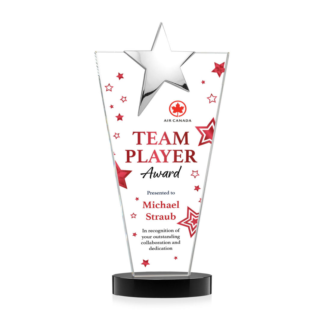 Mantella Chrome Star VividPrint™ Award - Black 2
