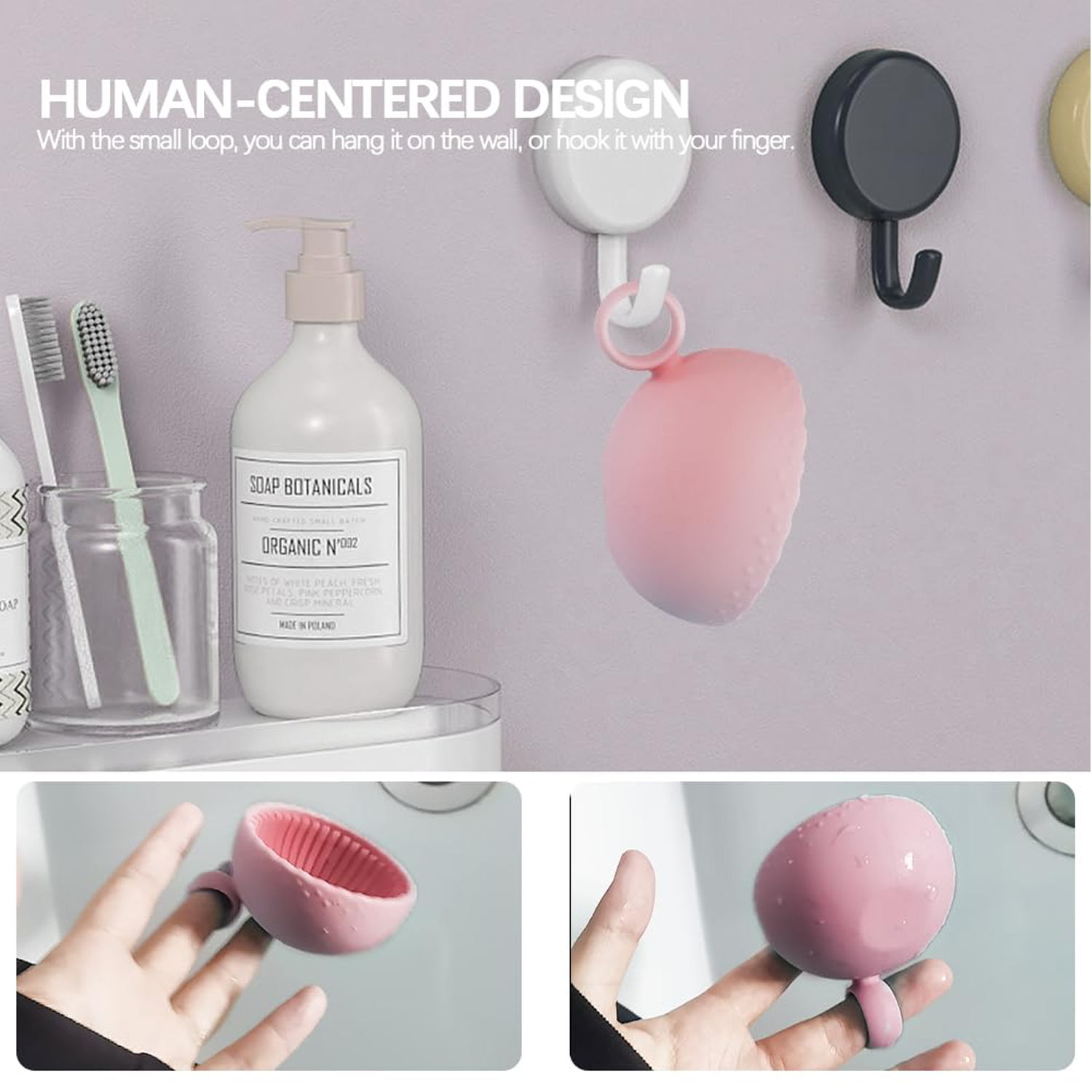 Silicone Make Up Cleaning Brush Scrubber Bowl 4