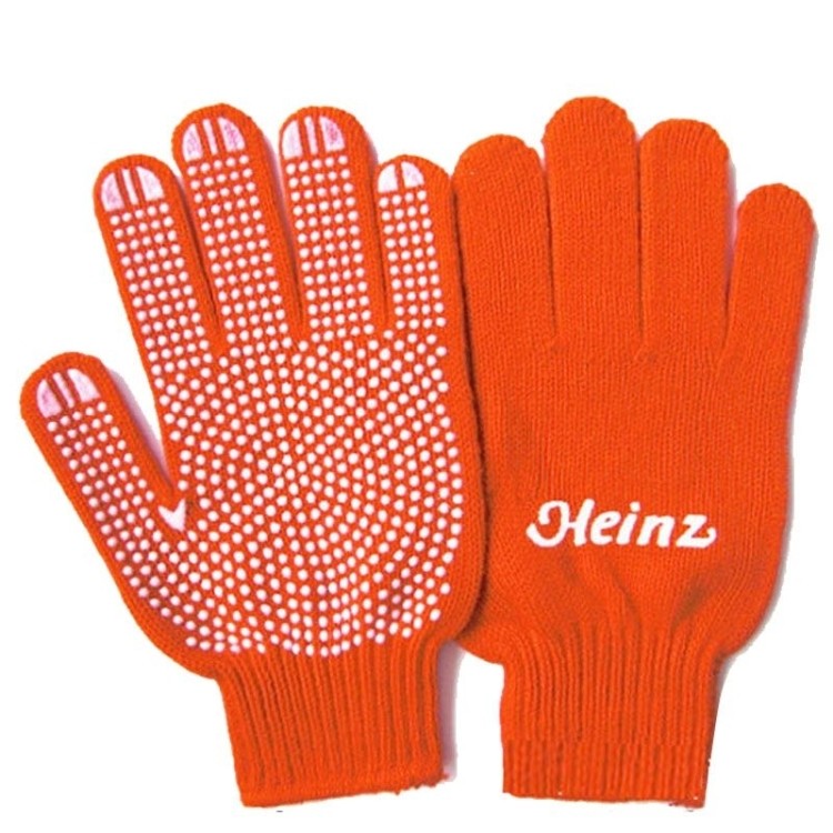 Orange & White Freezer Gloves 2