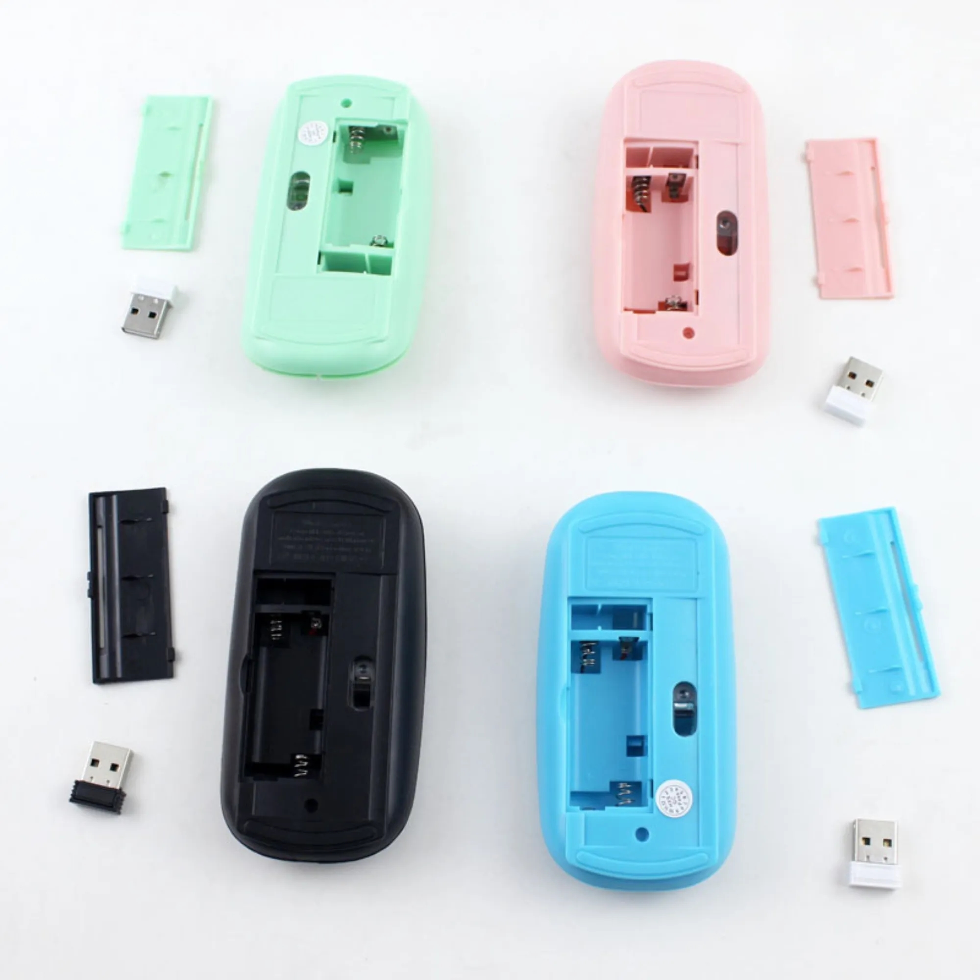 2.4G Wireless Optical Mouse With USB Receiver MOQ20 3