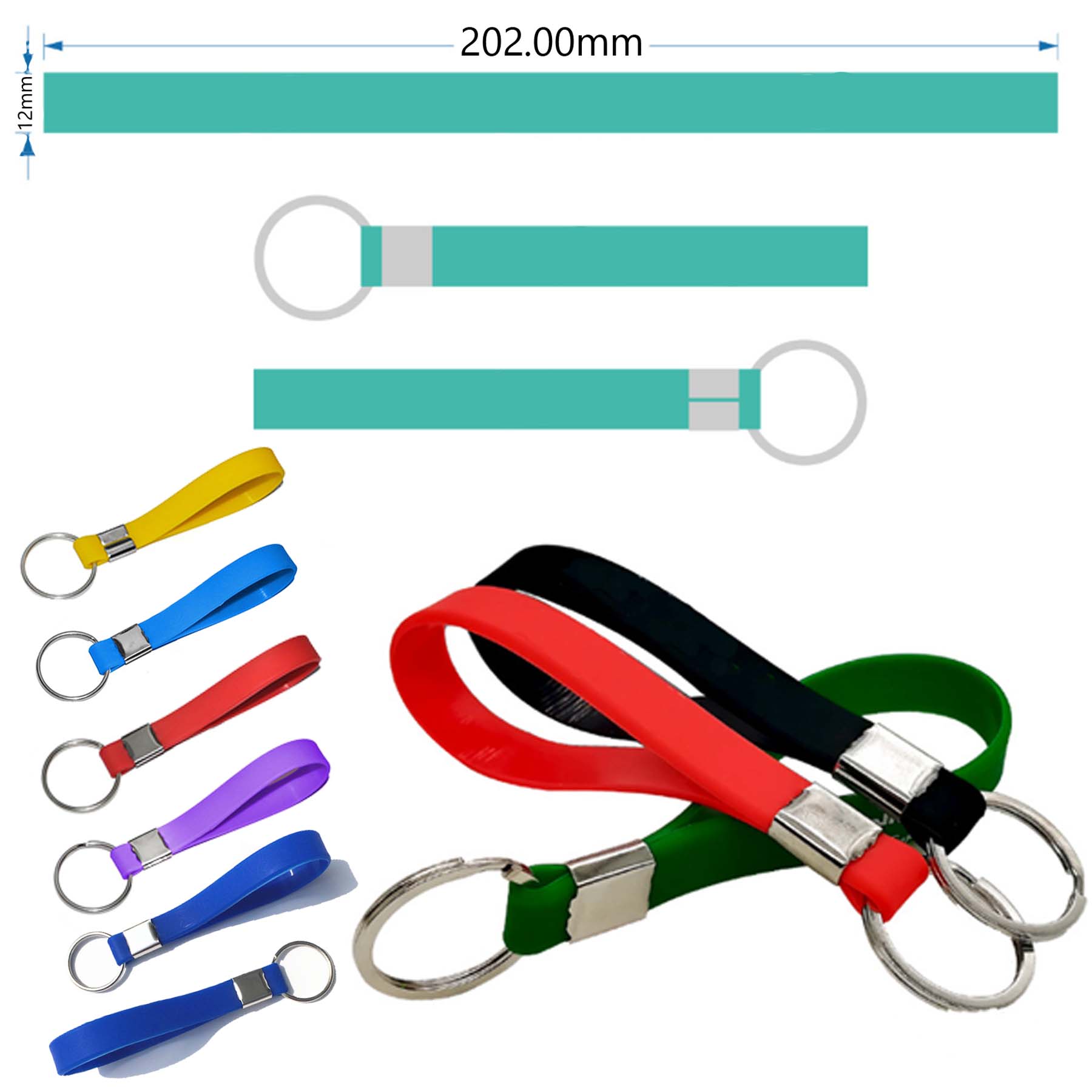 Silicone Keychain 1