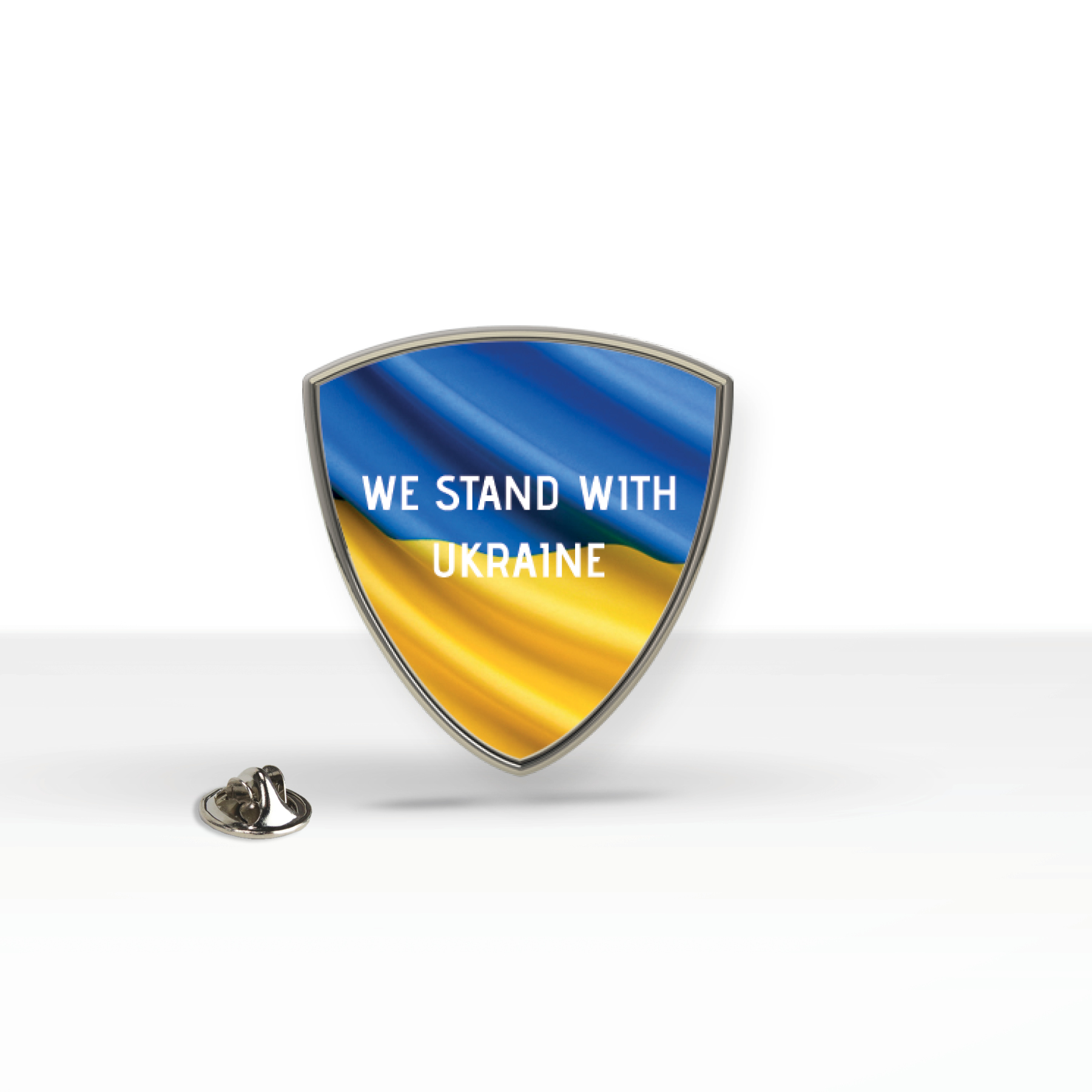 Support Ukraine Express Lapel Pin (1 x 1 inShield) 1