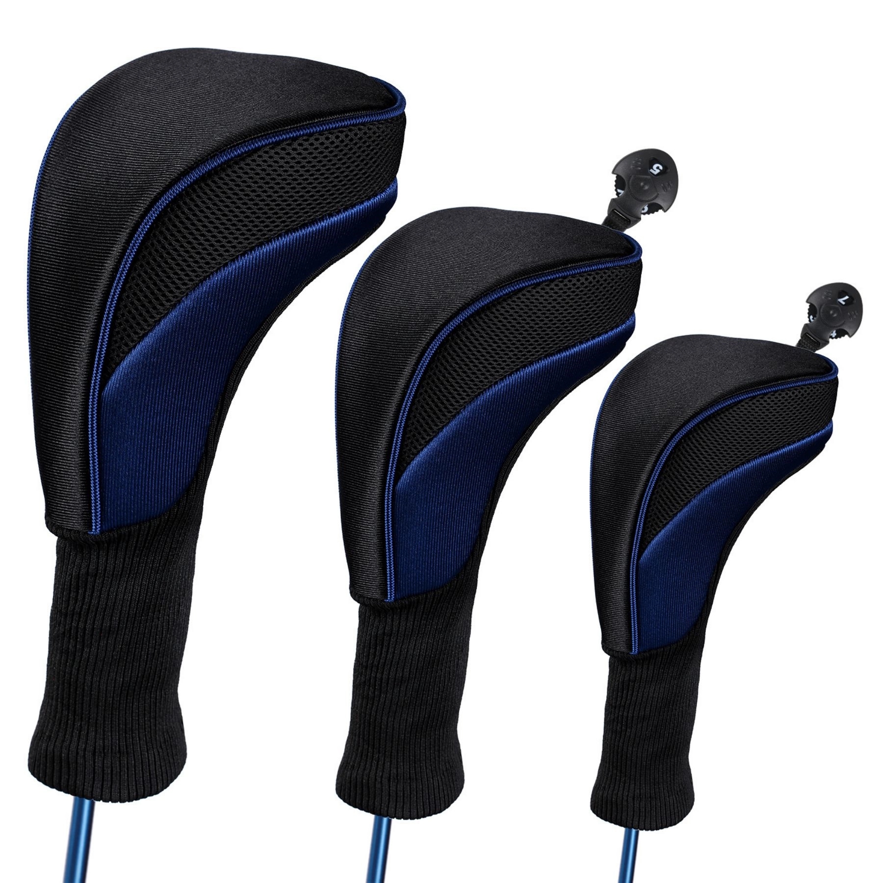 Golf Head Cover Leather Headcovers Set Fits Irons 8