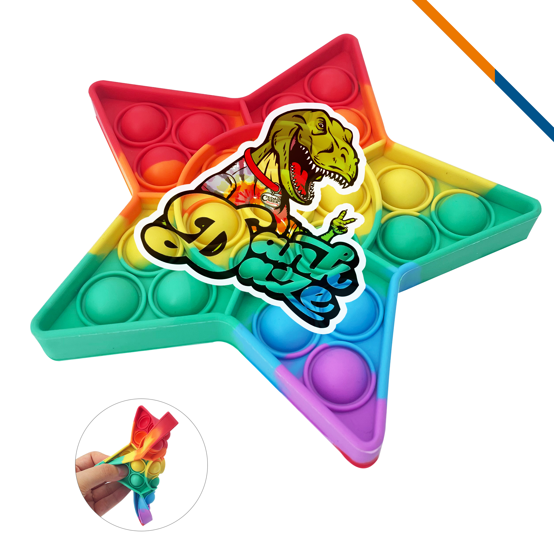 Rainbowy Push Bubble Fidget 4