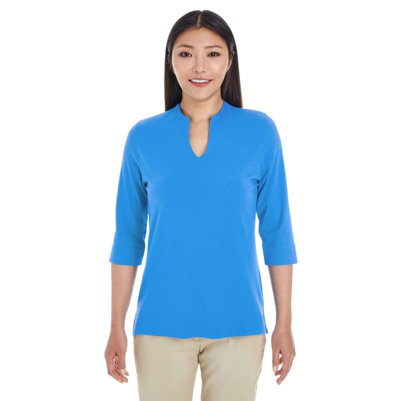 Devon & Jones Ladies' Perfect Fit™ Tailored Open Neckline Top 4