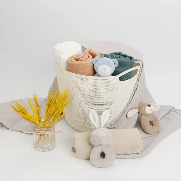 Organic Cotton and Bamboo Baby Blanket 2