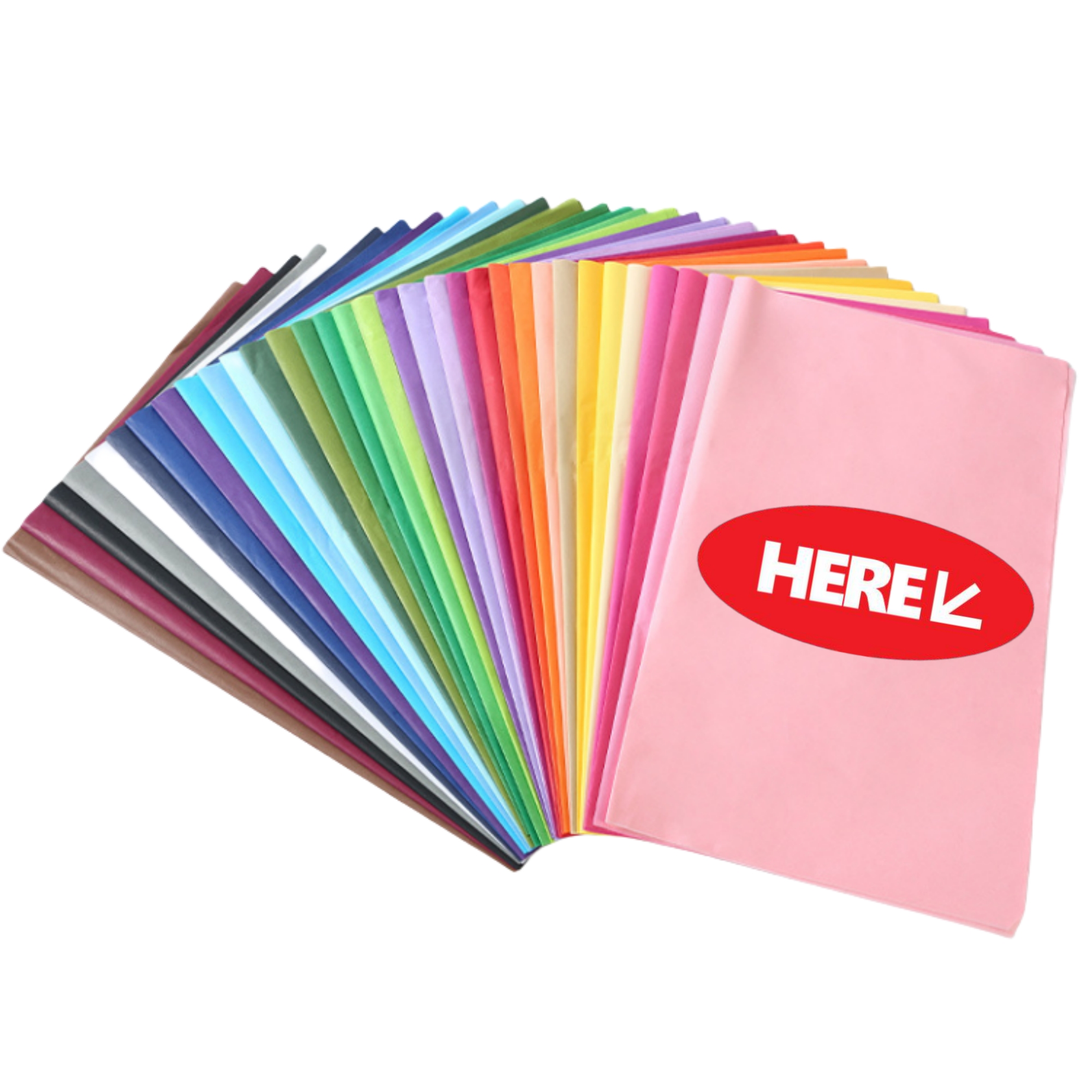 20"x 25" Multicolor DecorativeTissue Paper 1