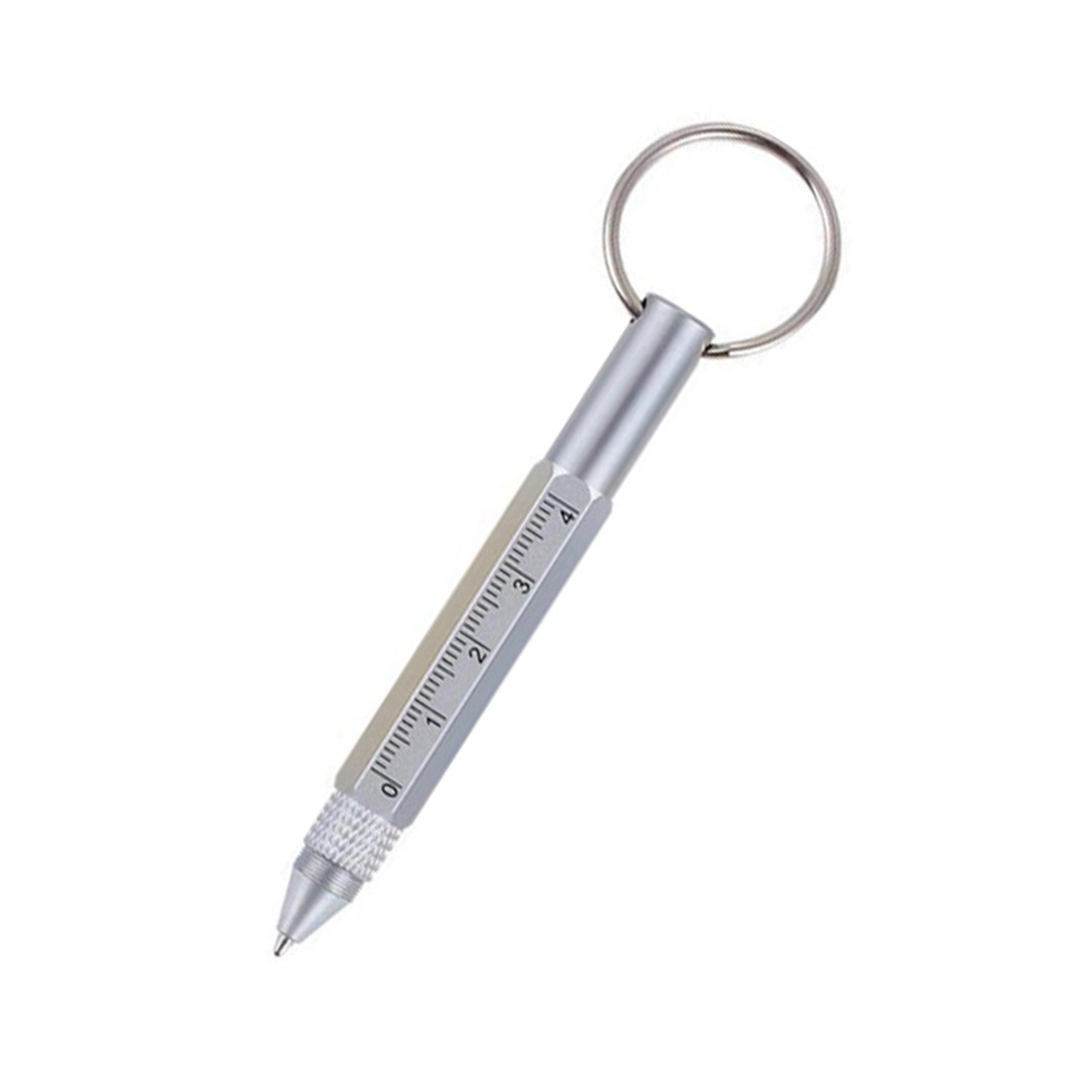 6 in 1 Multifunction Screwdriver Ballpoint Pen Keychain 2